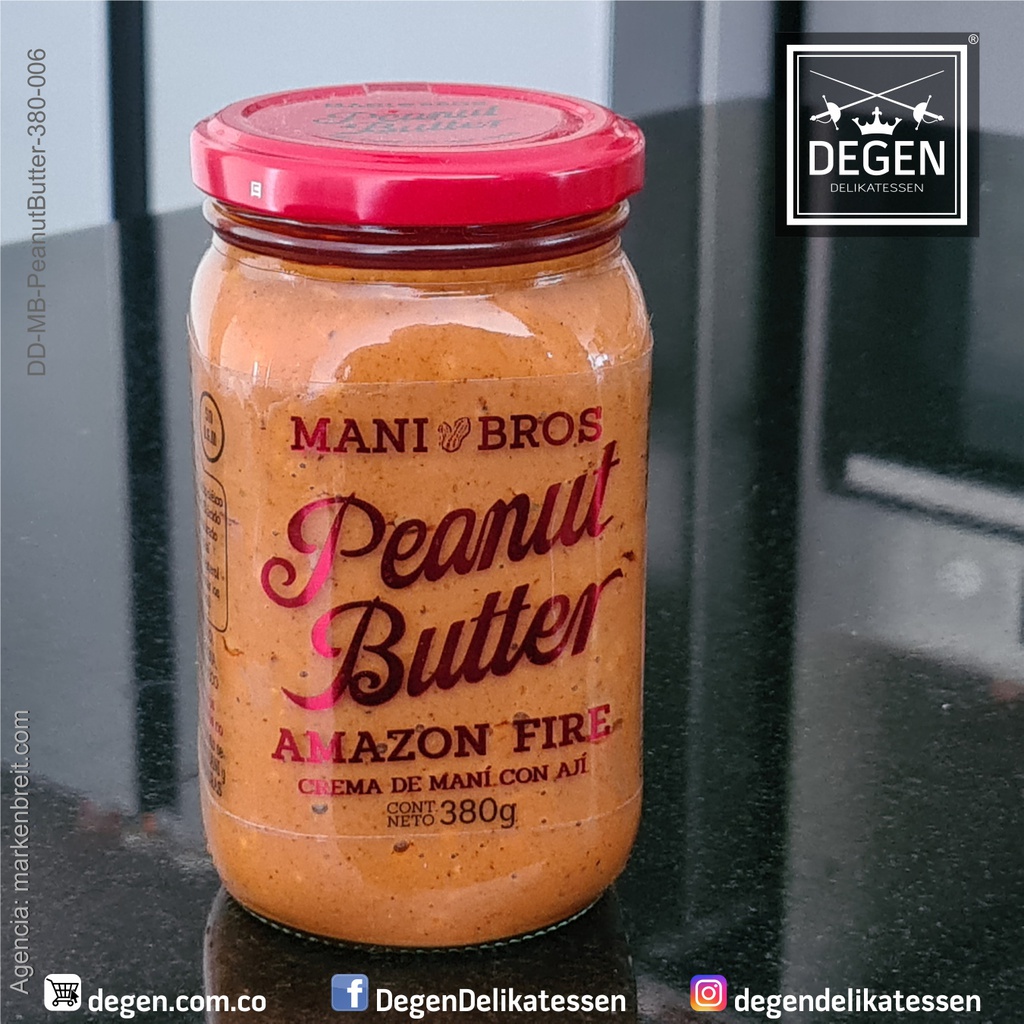 Peanut Butter Amazon Fire Mani Bros DEGEN Delikatessen